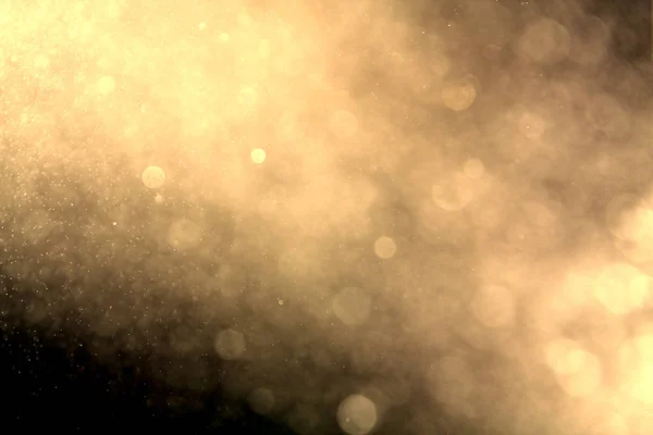Абстрактное круглое золото боке — стоковое фото
