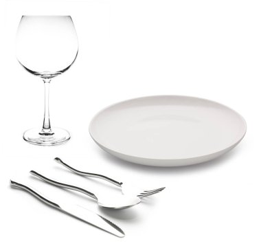 çatal ve bıçak şarap gözlük 