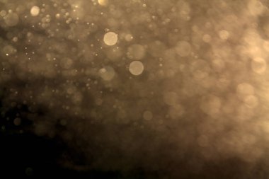 soyut dairesel altın bokeh