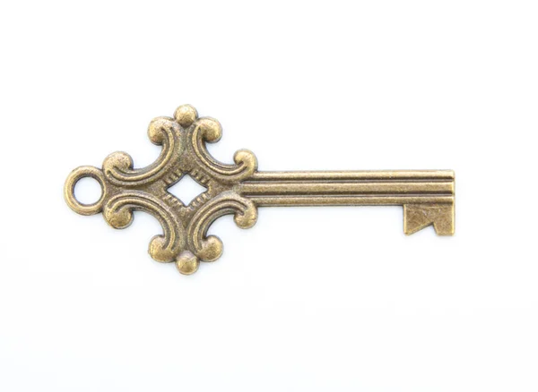Vintage vieille clé isolé — Photo