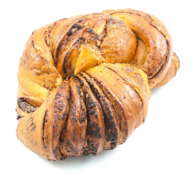 Çikolatalı ekmek izole