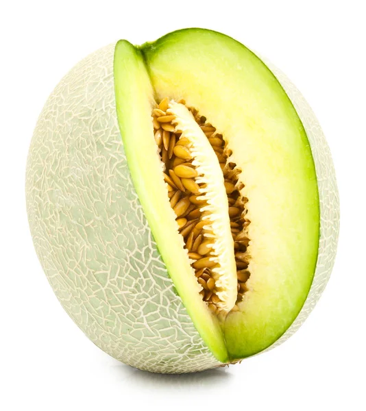 Melón melón verde aislado — Foto de Stock