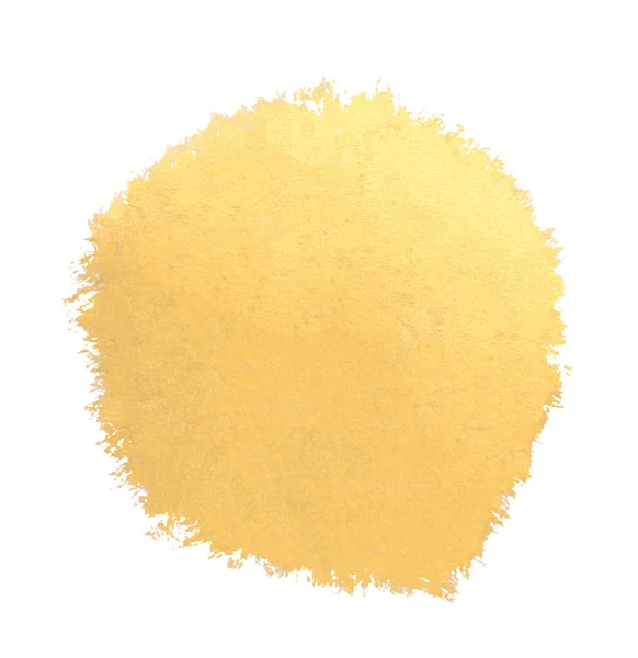 Gold aquarelle texture coup de pinceau — Photo