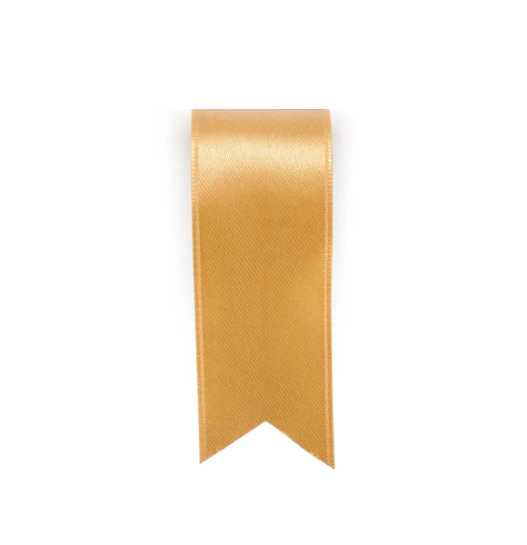 Золота закладка стрічки ізольована — стокове фото