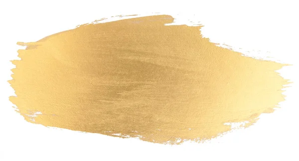 Acuarela de oro textura cepillo carrera — Foto de Stock