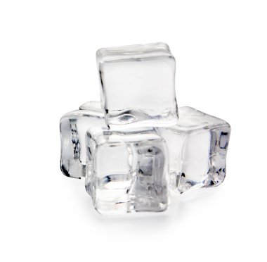 Beyaz 3 buz küpleri 