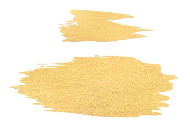 Altın suluboya doku fırça darbesi