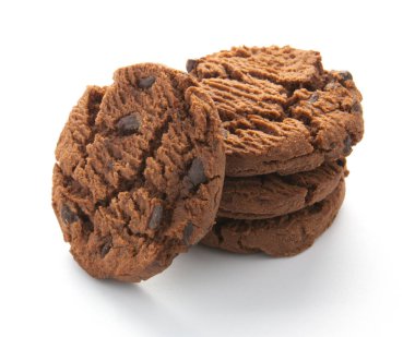 beyaz üzerinde izole çerezler