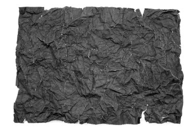 siyah buruşuk kağıt doku