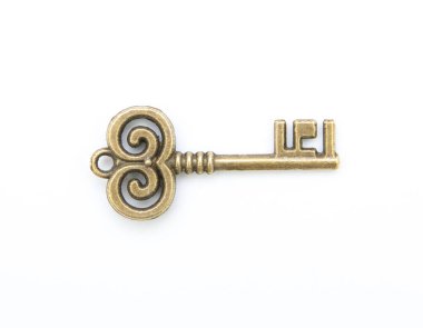 vintage eski anahtar izole
