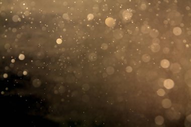 soyut dairesel altın bokeh