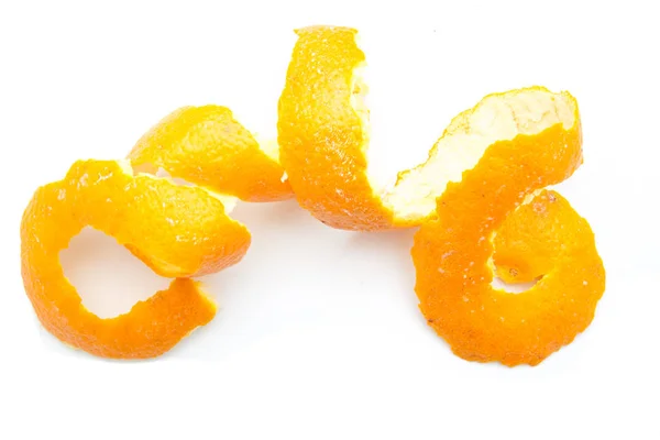 Torsión naranja de la cáscara de cítricos — Foto de Stock