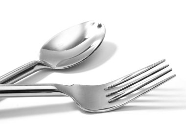 bıçak ve çatal izole
