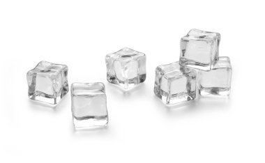 Beyaz 3 buz küpleri 