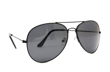 beyaz izole havacı güneş gözlüğü