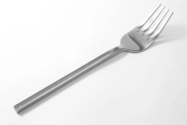 Beautiful fork  Stainless steel isolated — Stock Photo, Image