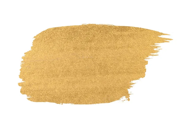 Pociągnięcia pędzlem złota akwarela tekstury — Zdjęcie stockowe