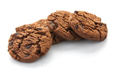 beyaz üzerinde izole çerezler