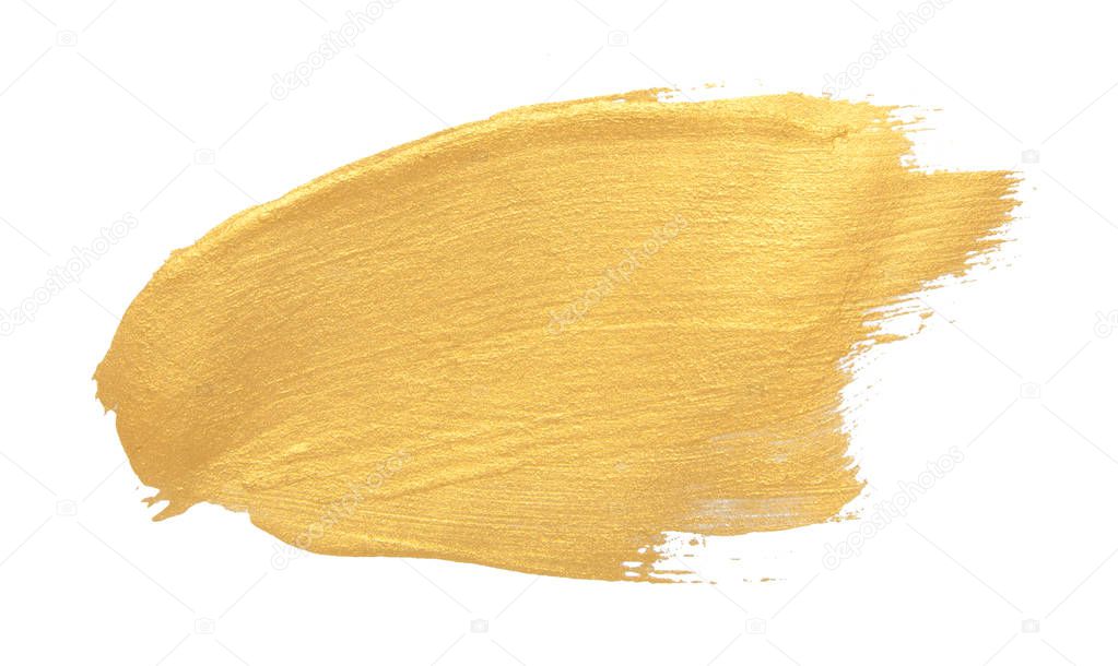 gold texture brush stroke design 