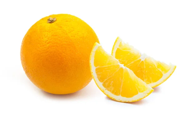 Ripe orange isolated — Stock Photo, Image