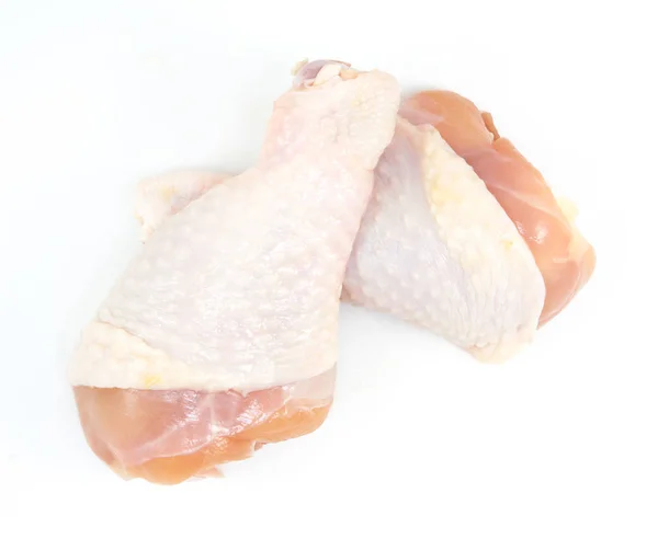 Cosce di pollo fresche isolate — Foto Stock