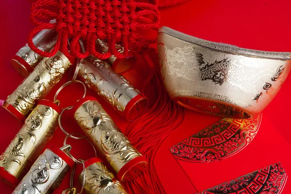 Chiński Nowy Rok dekoracje festiwalowe — Zdjęcie stockowe