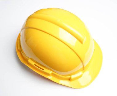 Beyaz Sarı güvenlik kask 