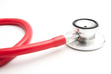 -Kırmızı stetoskop kadar yakın
