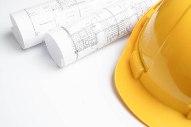 Ofis Masası beyaz kask ile