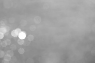 Gümüş ve beyaz bokeh ışıklar arka plan