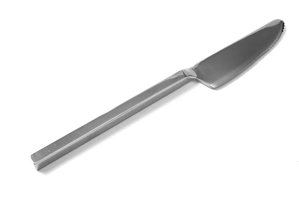 Stahl Metall Tischmesser isoliert — Stockfoto