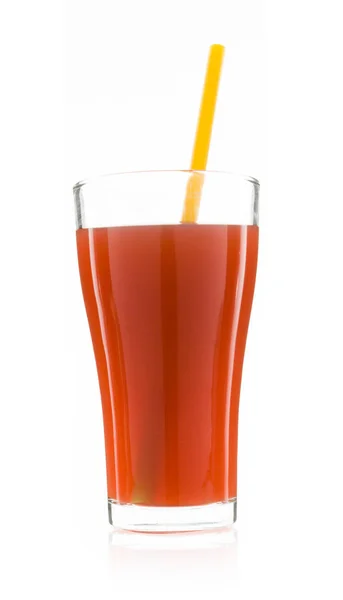 Gránátalma juice egy pohár elszigetelt — Stock Fotó