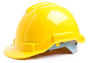 Beyaz Sarı güvenlik kask 