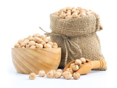 bir kase ve torba vejetaryen yemekleri güzel nohut