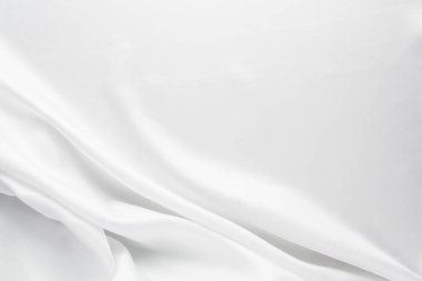 Beyaz kumaş dokusu arkaplanı