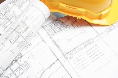 Ofis Masası beyaz kask ile