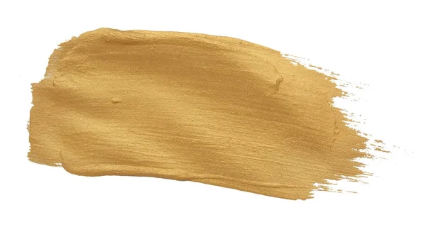 Gold tekstura pędzla skoku tłoka — Zdjęcie stockowe