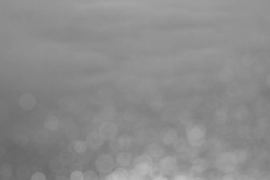 Gümüş ve beyaz bokeh ışıklar arka plan