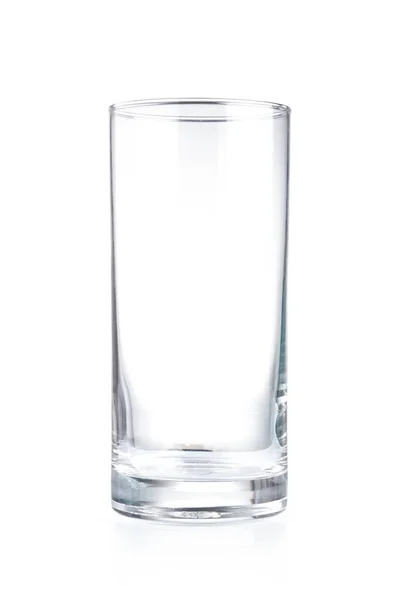 Glas isoleret på hvidt - Stock-foto