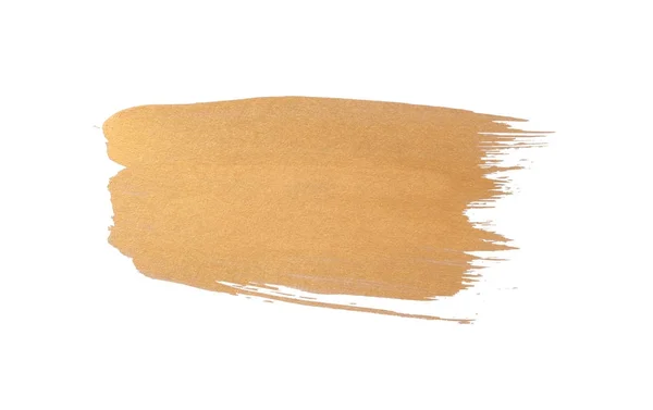 Gouden textuur borstel beroerte ontwerp — Stockfoto