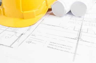 Ofis Masası beyaz kask ile