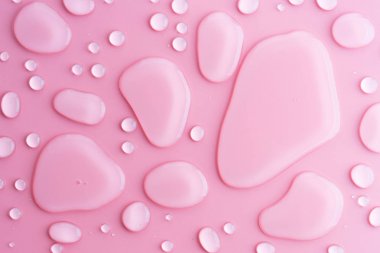 su pembe arka plan damla