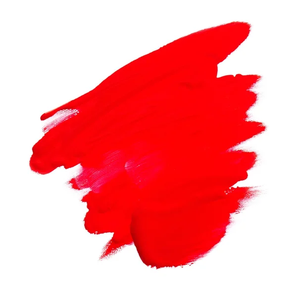 Tinta de cor de água vermelha e amarela — Fotografia de Stock