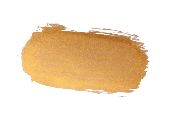 Disegno pennellata texture oro — Foto Stock