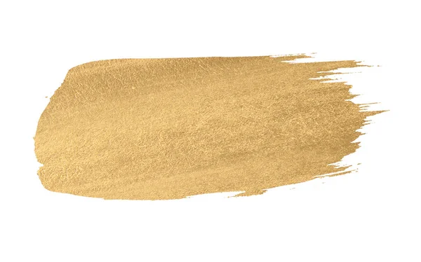 Gouden textuur borstel beroerte ontwerp — Stockfoto