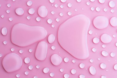 su pembe arka plan damla