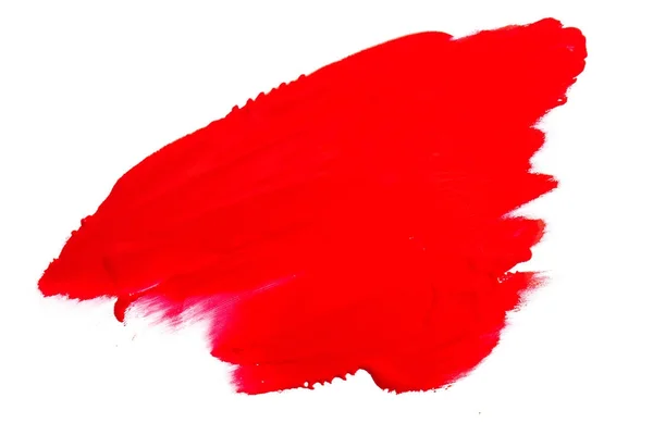 Tinta de cor de água vermelha e amarela — Fotografia de Stock