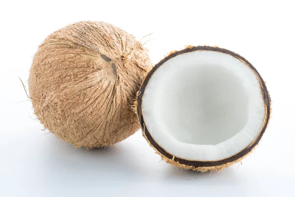 白色的椰子 — 图库照片