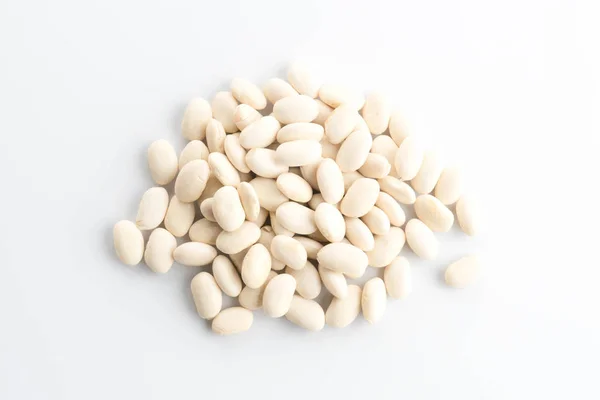 Grop white bean  isolated — Stock Photo, Image