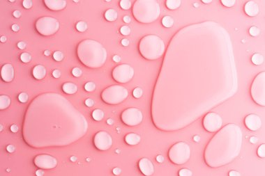 su pembe arka plan damla